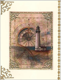 GlitterFilm & Vintage Hues 12 Card Kit Maritime 1