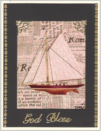 GlitterFilm & Vintage Hues 12 Card Kit Maritime 1