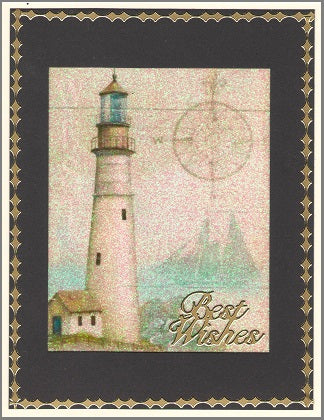 GlitterFilm & Vintage Hues 12 Card Kit Maritime 1
