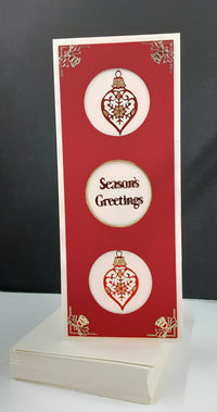 Christmas Bells Corners Outline Sticker   2735