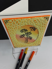 Crossing Chrysanthemums Cut-N-Create Print AS-1511CCP