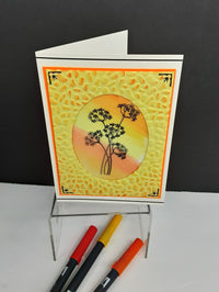 Crossing Chrysanthemums Cut-N-Create Print AS-1511CCP