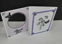 Crossing Chrysanthemums Cut-N-Create Print AS-1511CCP