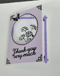 Crossing Chrysanthemums Cut-N-Create Print AS-1511CCP