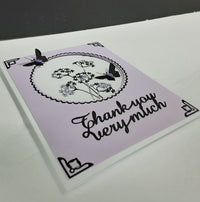 Crossing Chrysanthemums Cut-N-Create Print AS-1511CCP