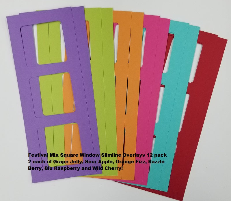 Overlays, Slimline Card layers (12 cnt)
