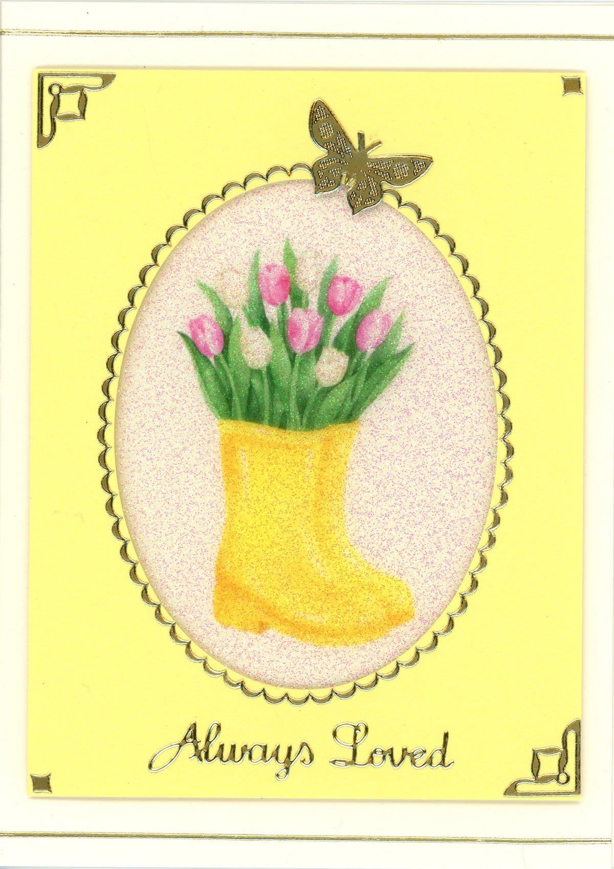 GlitterFilm & Vintage Hues 12 Card Kit Flowering Boots