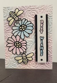 Embossing Folder, 3D Rose Bed 610771