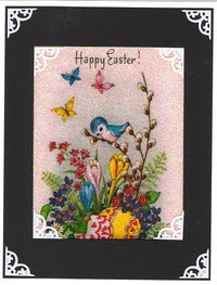 GlitterFilm & Vintage Hues 12 Card Kit Happy Easter