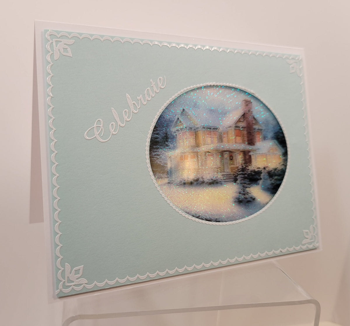 Celebrate Greeting Outline Sticker  1787
