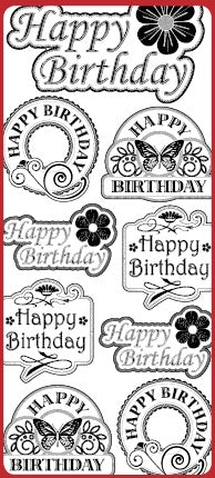 Hambly Silver Foil Birthday Stickers - 25 Sheets Of Prismatic Celebration Stickers