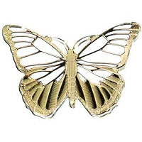 Sticker, Double Embossed Butterflies 355801