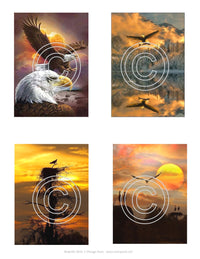 GlitterFilm & Vintage Hues 12 Card Kit Majestic Birds