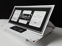 Christmas Candles Outline Sticker  DD7011