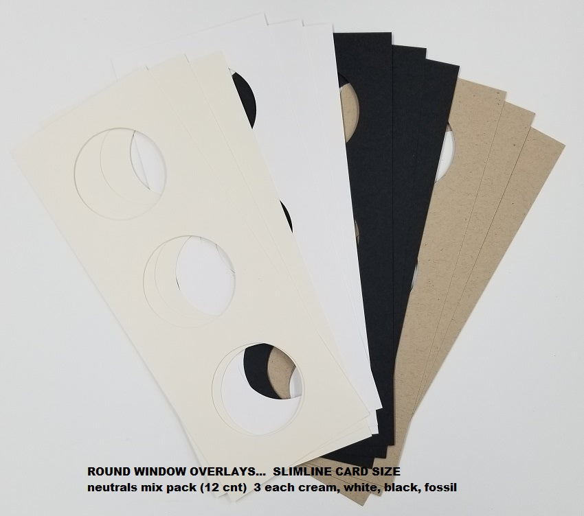 Overlays, Slimline Card layers (12 cnt)