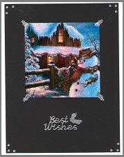 GlitterFilm & Vintage Hues 12 Card Kit Snowmen 3