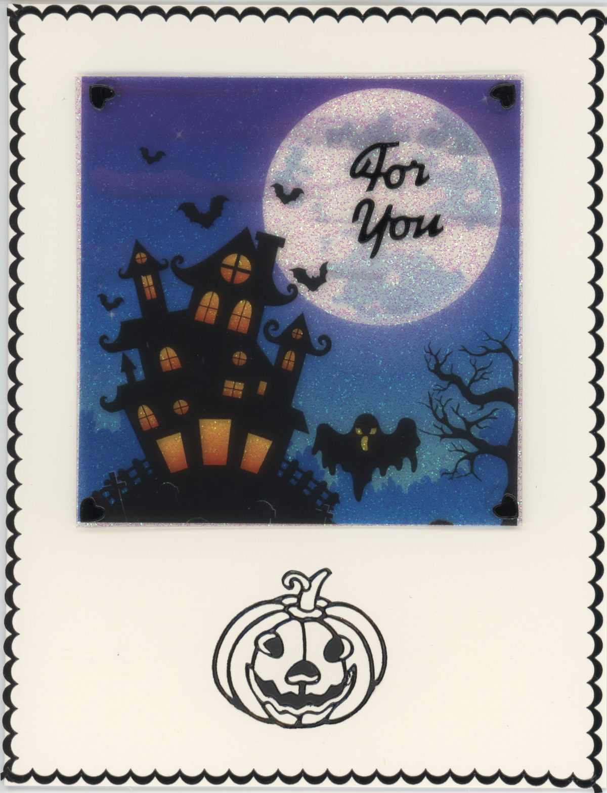 GlitterFilm & Vintage Hues 12 Card Kit Spooky Nights