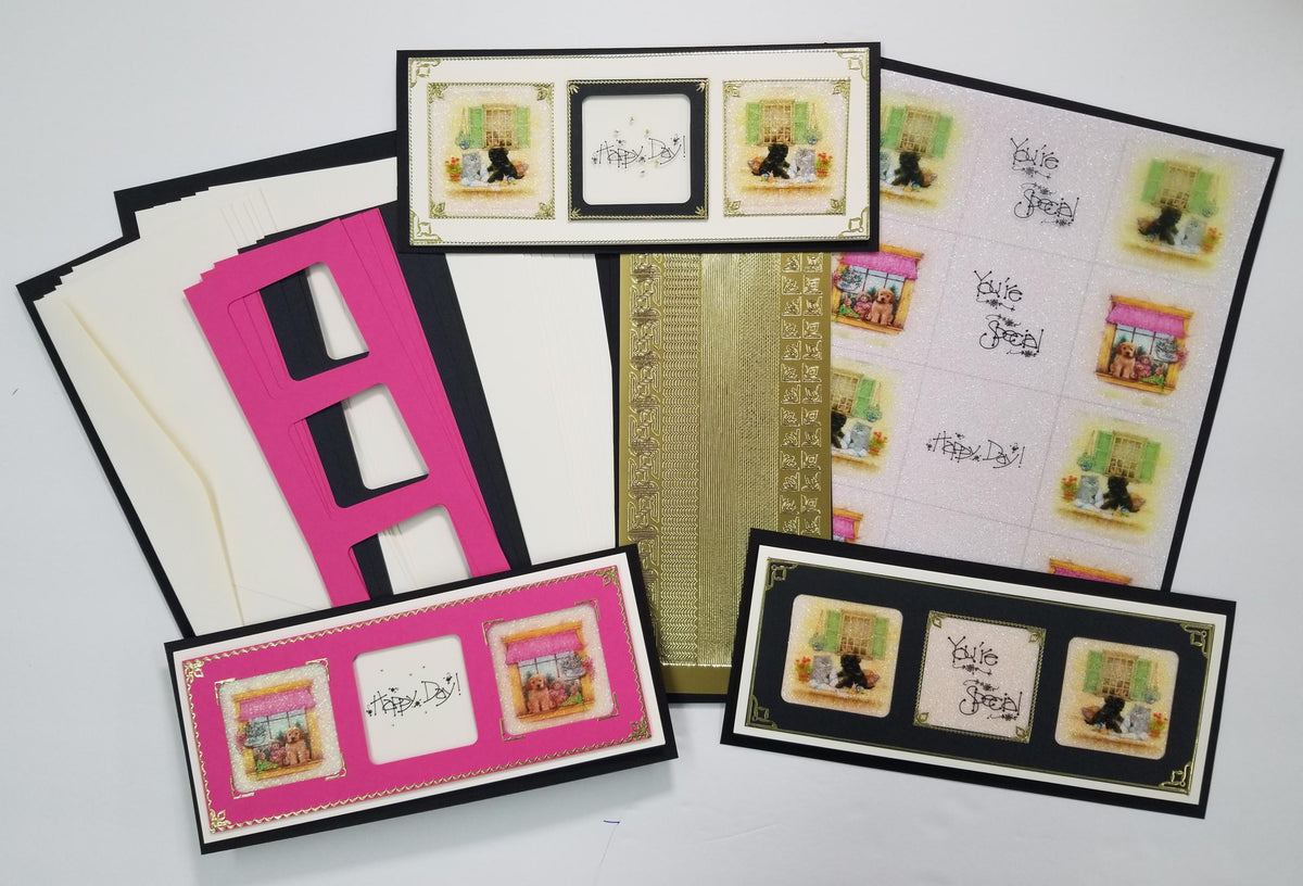 Scored Cards and Matching Envelopes, SLIMLINE size 12 cnt.