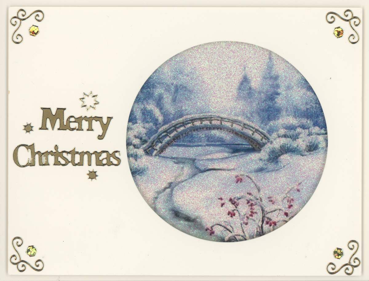 GlitterFilm & Vintage Hues 12 Card Kit Winter Scenes