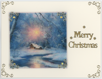 GlitterFilm & Vintage Hues 12 Card Kit Winter Scenes