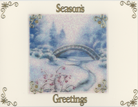 GlitterFilm & Vintage Hues 12 Card Kit Winter Scenes