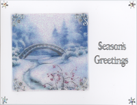 GlitterFilm & Vintage Hues 12 Card Kit Winter Scenes
