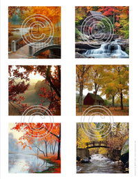 GlitterFilm & Vintage Hues 12 Card Kit Autumn 4