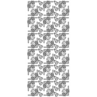 Christmas Bells Corners Outline Sticker   2735