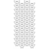 Butterflies small 3D Outline Sticker  1.855