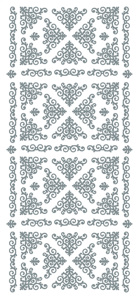 GlitterFilm and Vintage Hue 4 Card Kit Country Cottage Squares