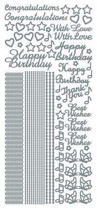 GlitterFilm and Vintage Hue 4 Card Kit Country Cottage Squares