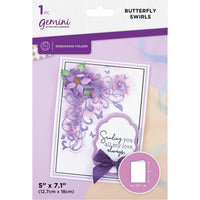 Embossing Folder, Gemini 2D Butterfly Swirls  689742