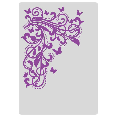Embossing Folder, Gemini 2D Butterfly Swirls  689742