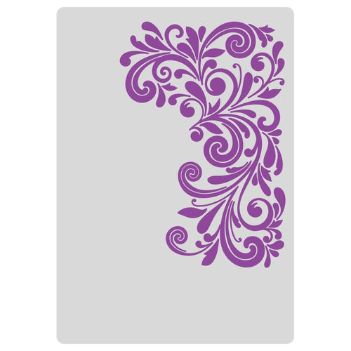 Embossing Folder, Gemini Flourishing Swirls 689744