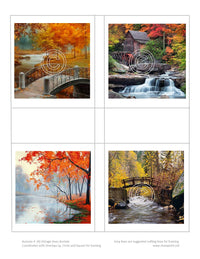 GlitterFilm and Vintage Hue 4 Card Kit Autumn 4