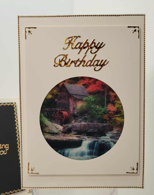 GlitterFilm and Vintage Hue 4 Card Kit Autumn 4