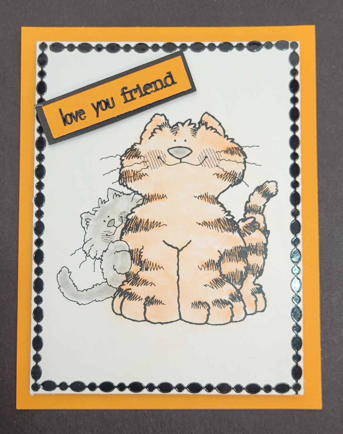 Big n Little Cat Stamp  ES 8805O