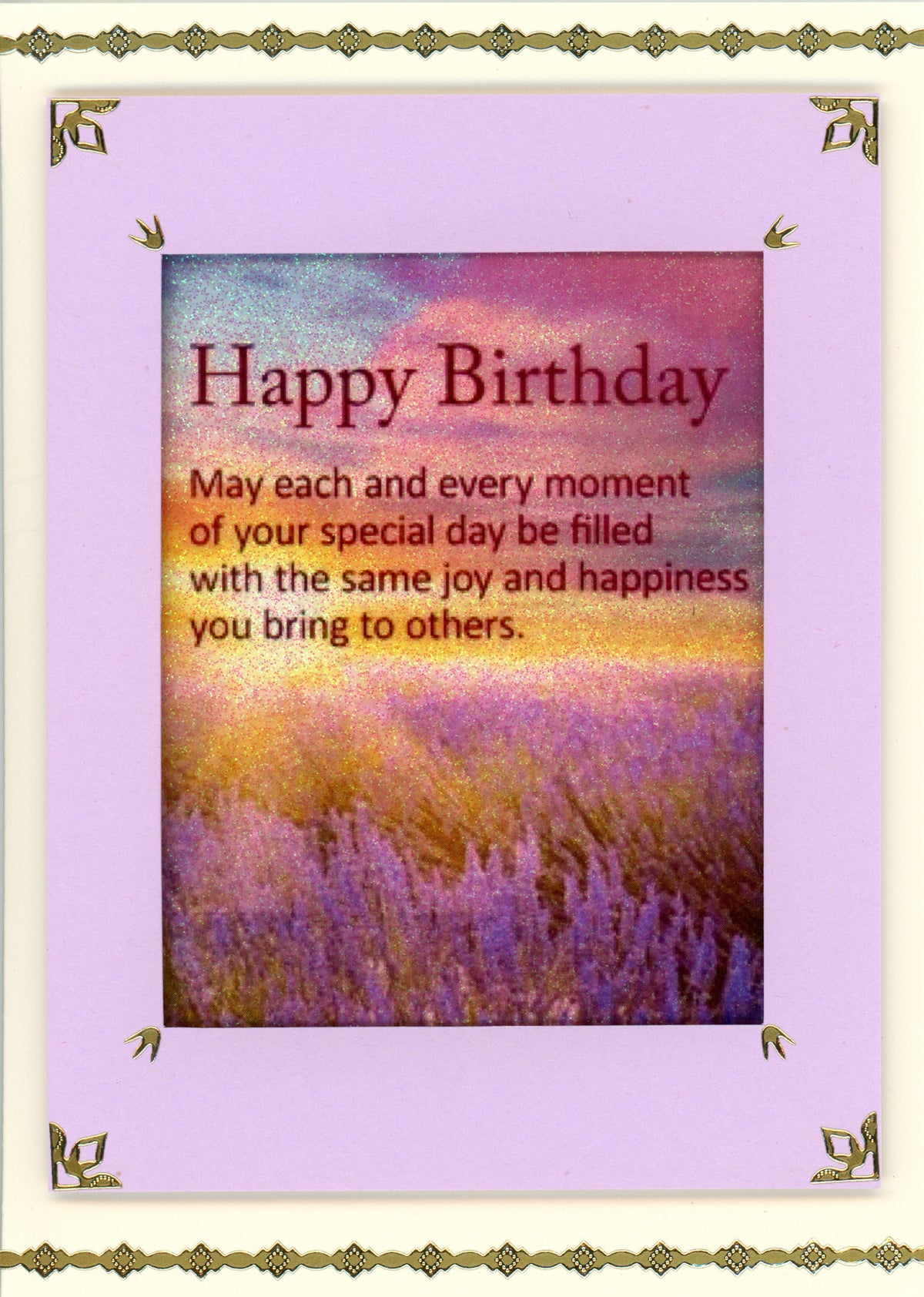 GlitterFilm and Vintage Hue 4 Card Kit Birthday Greetings 4