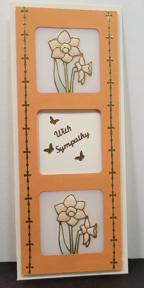 Daffodils Outline Sticker 2.309