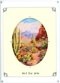 GlitterFilm and Vintage Hue 4 Card Kit Desert Harmony