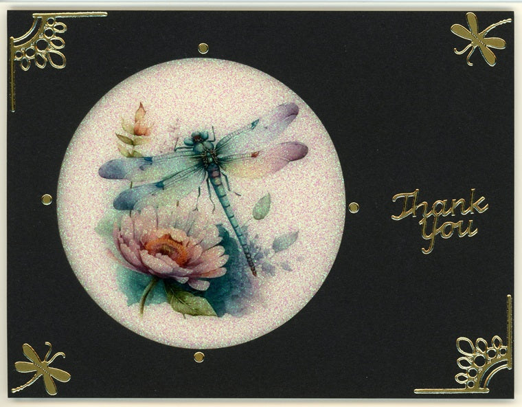 Dragonfly Beauty Squares 2 Vintage Hue Acetate