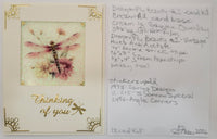 GlitterFilm and Vintage Hue 12 Card Kit Dragonfly Beauty Squares