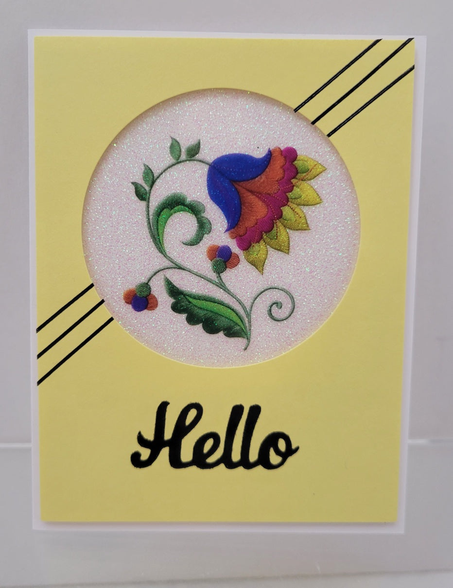 Embroidery Stiches Vintage Hue Acetate