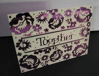 Floral Together Outline Sticker  4902