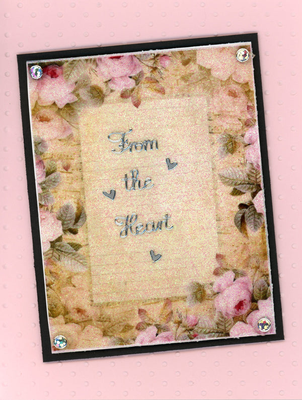 Floral Frame 4 Vintage Hue Acetate