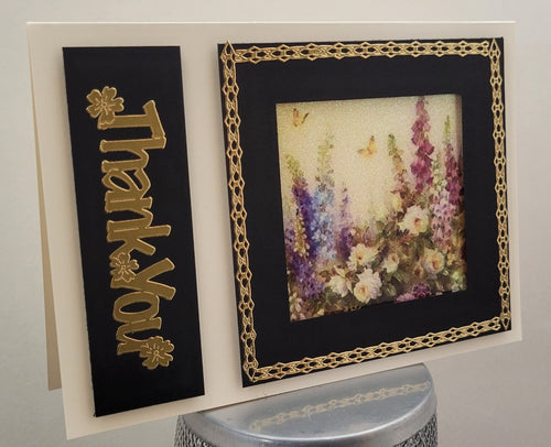 Floral 13 Squares, Vintage Hue Art Acetate