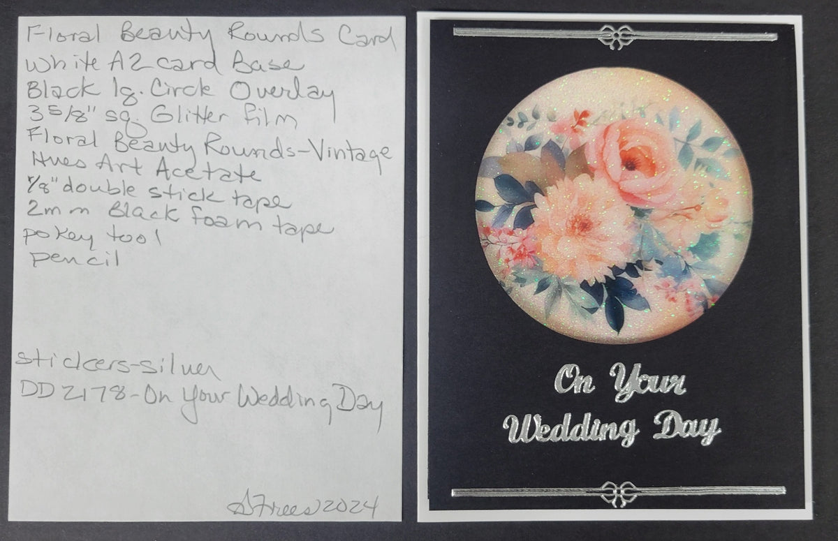 On Your Wedding Day Outline Sticker  DD2178