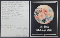 On Your Wedding Day Outline Sticker  DD2178