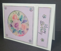 Floral Beauty Rounds, Vintage Hue Acetate