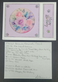 Floral Beauty Rounds, Vintage Hue Acetate